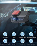 Dashcam pour camping-car - vue détaillée