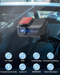 Dashcam pour camping-car - vue détaillée