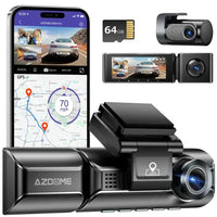 Dashcam Voiture 4K Camera Arrière Intérieur