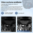Dashcam voiture avant arrière - vue arrière