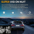 Dashcam voiture DVR HD avec 3 lentilles