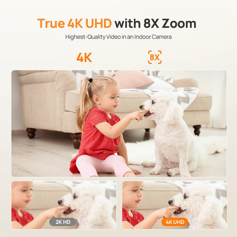 Caméra Bébé Mobee Elaf – Wi-Fi Blanc - vue arriere
