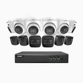 Caméra Filaire EL200 – Kit 16 Canaux 1080p avec 6 Bullet & 6 Tourelle