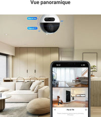 Caméra Connectée au Téléphone EZVIZ C7 4MP – PTZ 360° - vue arrière