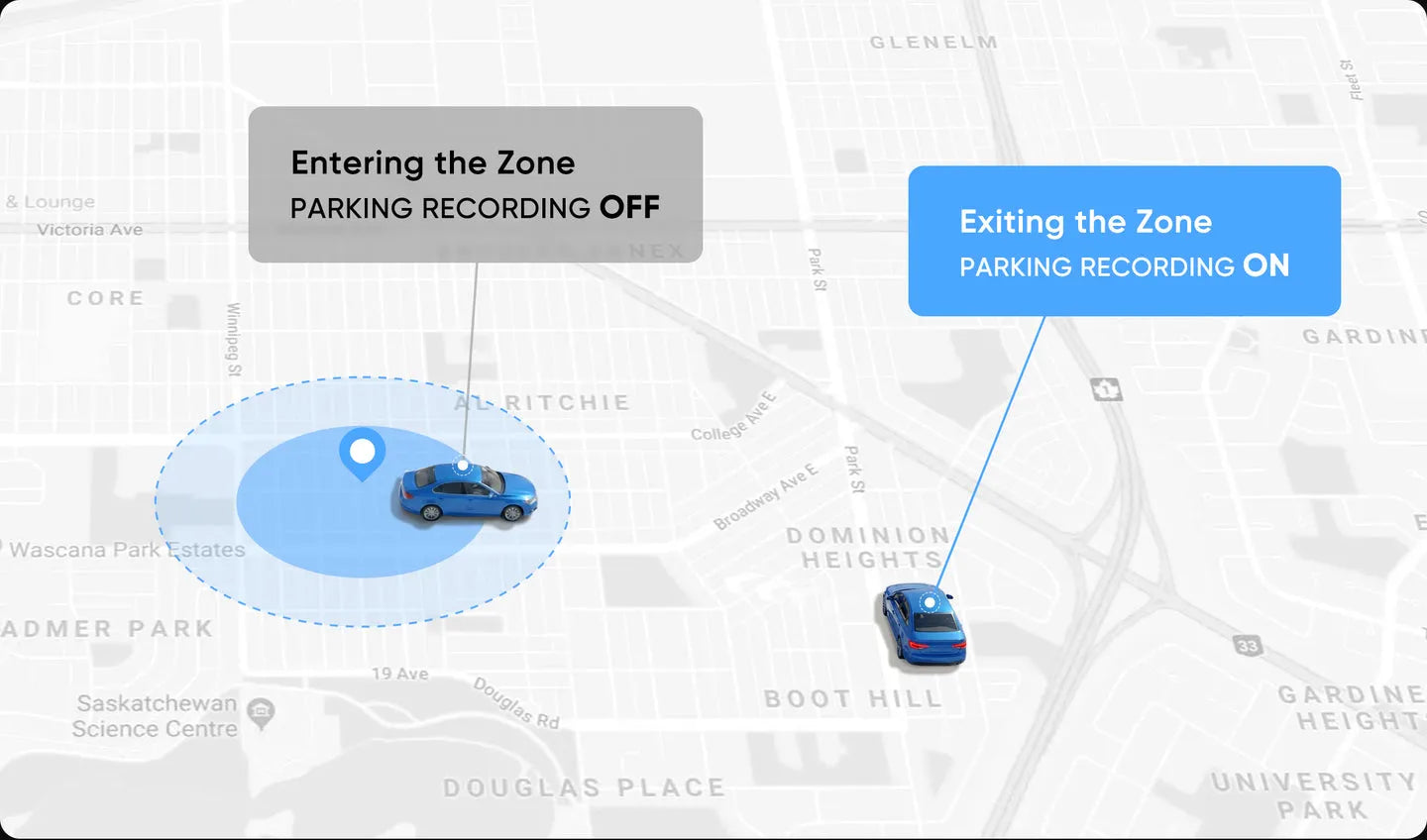 Une dashcam discrète toujours prête