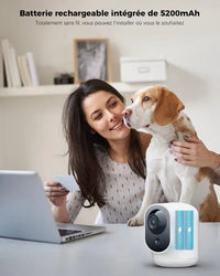 Cam�ra de surveillance int�rieure sans fil - vue arriere