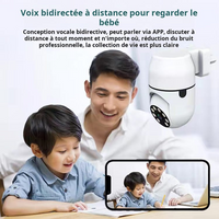 Mini caméra de surveillance WiFi avec audio – Sécurité