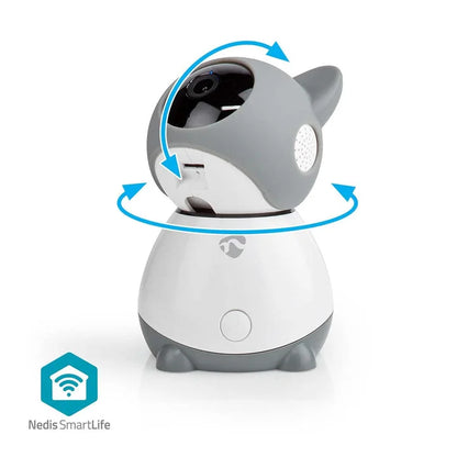 Caméra SmartLife pivotante pour l'intérieur, caméra de surveillance pour enfant/bébé