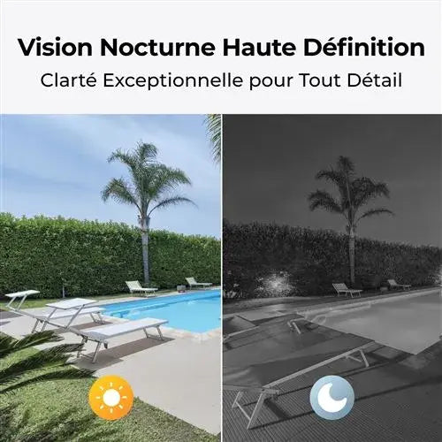 Caméra Solaire Connectée Ezviz HB90 – Double Objectif Blanc - en situation