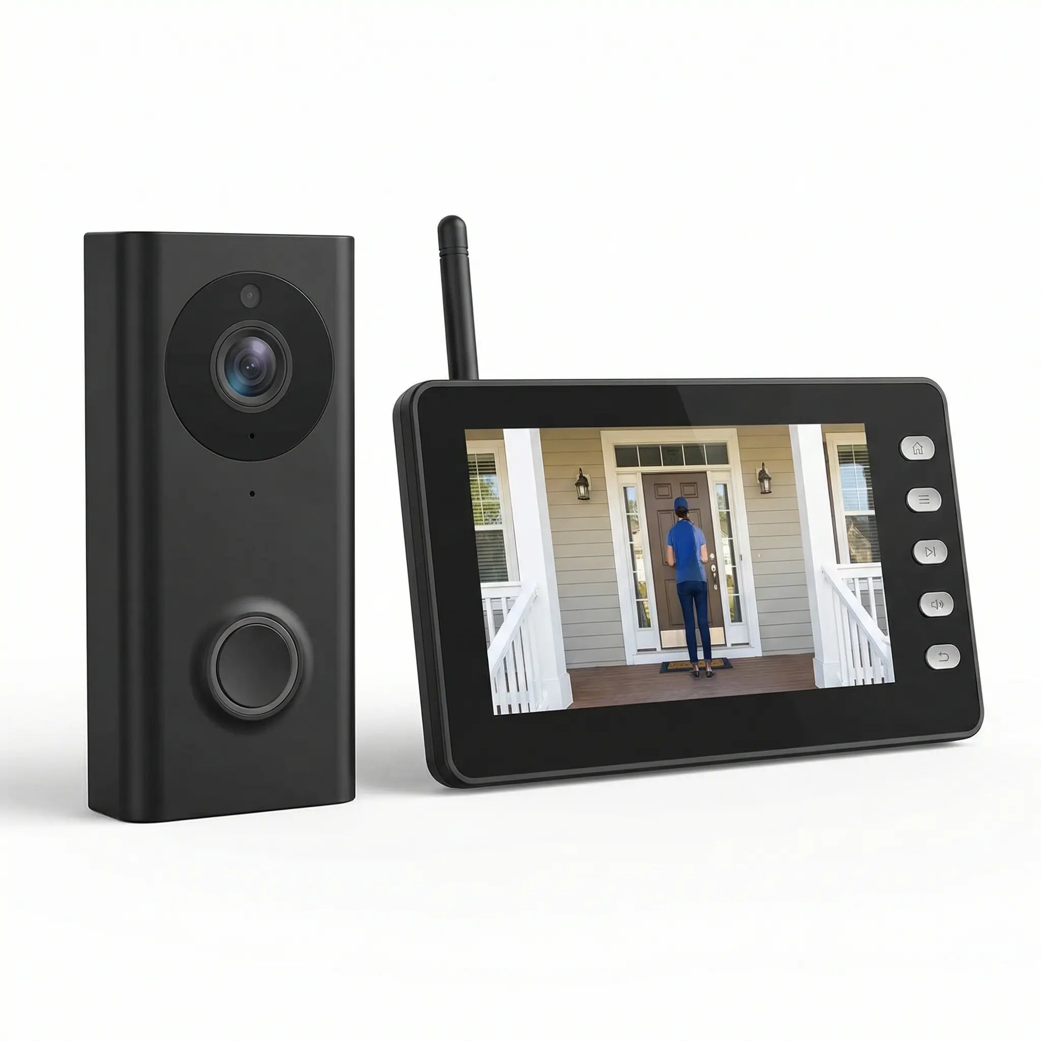 SALUTUYA Sonnette vidéo Wifi Sonnette vidéo intelligente Wifi voix
