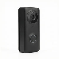 Sonnette caméra WiFi sans fil 1080p noire design compact